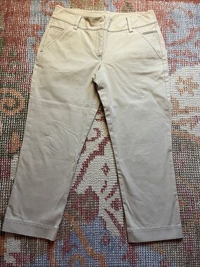 Eileen Fisher Cropped Chino Pants Trousers Women’s Small EUC